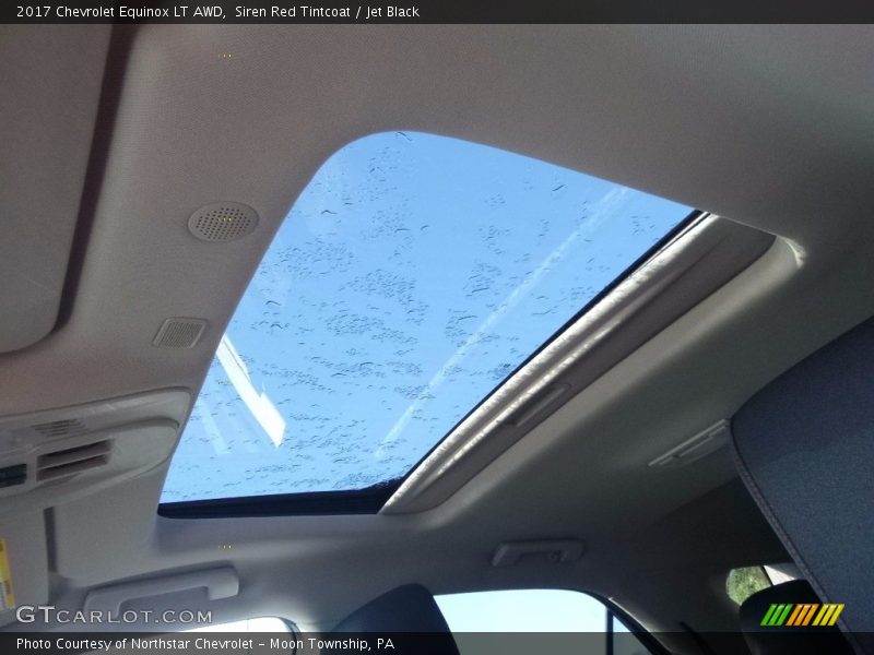 Siren Red Tintcoat / Jet Black 2017 Chevrolet Equinox LT AWD