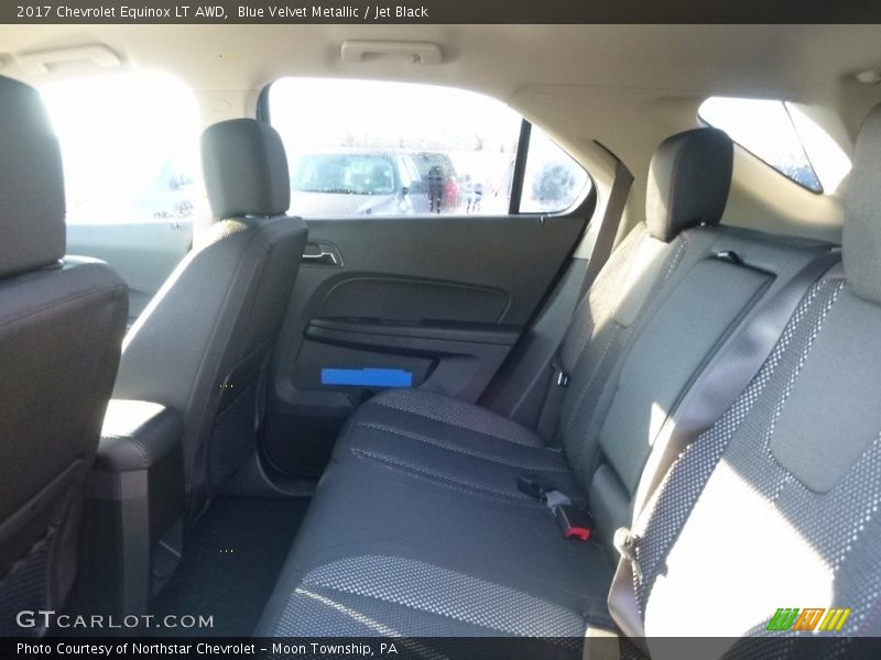 Blue Velvet Metallic / Jet Black 2017 Chevrolet Equinox LT AWD
