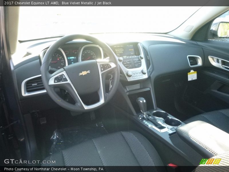Blue Velvet Metallic / Jet Black 2017 Chevrolet Equinox LT AWD