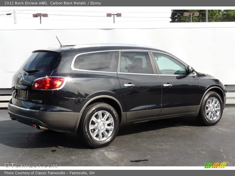 Carbon Black Metallic / Ebony 2012 Buick Enclave AWD