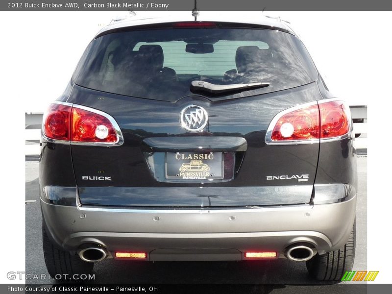 Carbon Black Metallic / Ebony 2012 Buick Enclave AWD