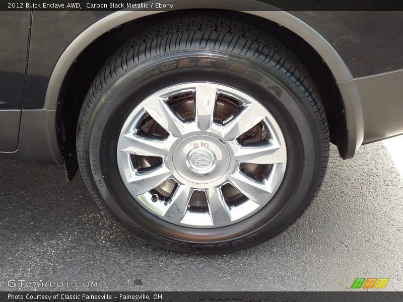 Carbon Black Metallic / Ebony 2012 Buick Enclave AWD