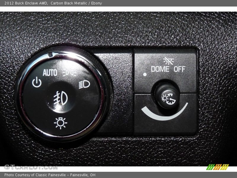 Carbon Black Metallic / Ebony 2012 Buick Enclave AWD