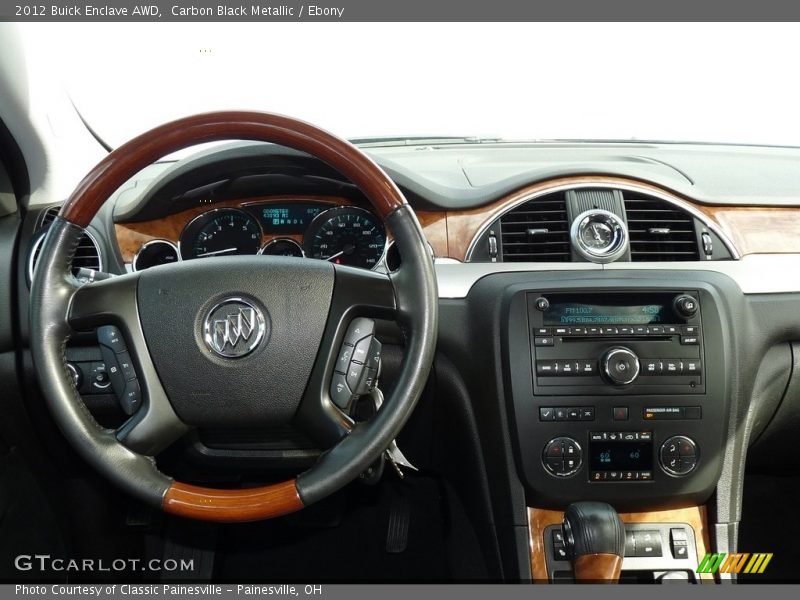 Carbon Black Metallic / Ebony 2012 Buick Enclave AWD