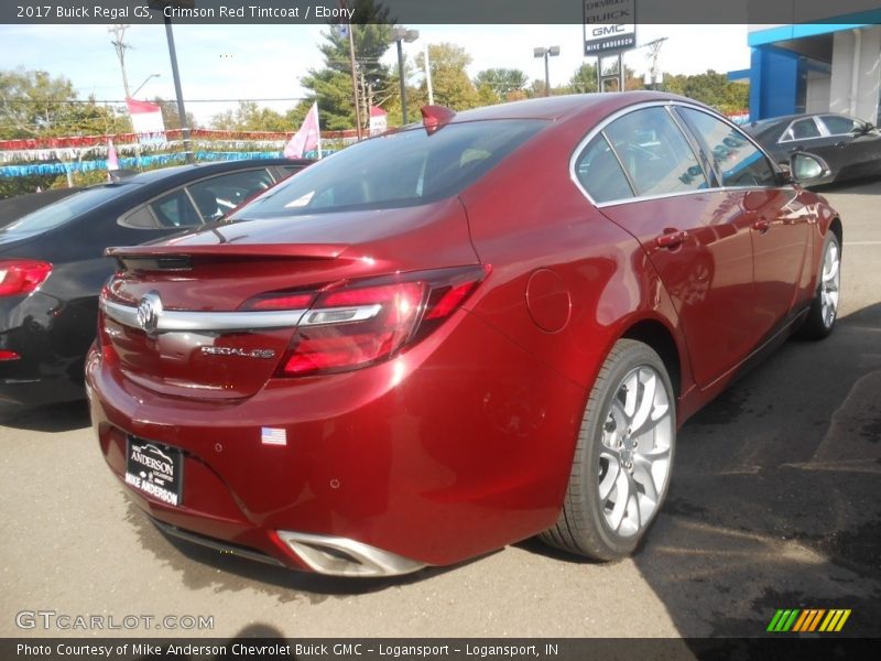 Crimson Red Tintcoat / Ebony 2017 Buick Regal GS