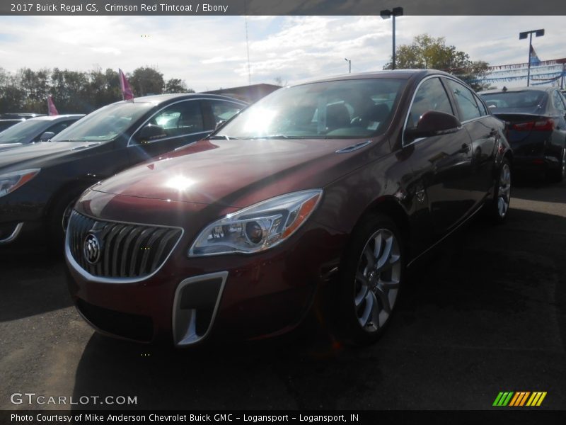 Crimson Red Tintcoat / Ebony 2017 Buick Regal GS