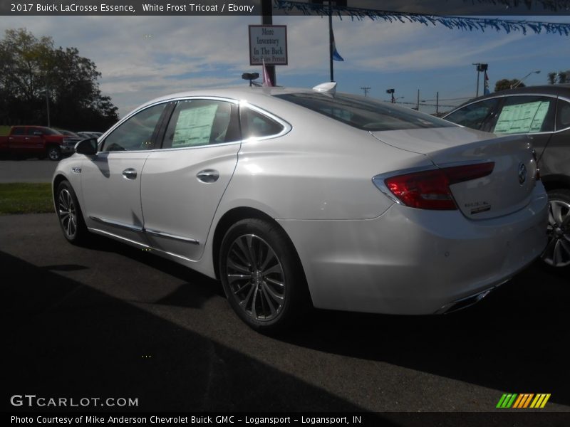 White Frost Tricoat / Ebony 2017 Buick LaCrosse Essence