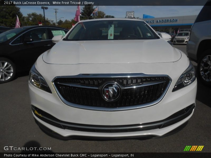 White Frost Tricoat / Ebony 2017 Buick LaCrosse Essence