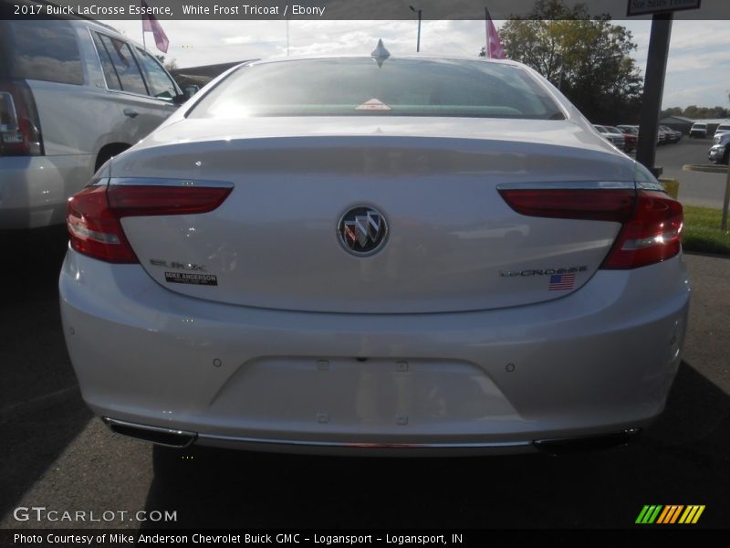 White Frost Tricoat / Ebony 2017 Buick LaCrosse Essence