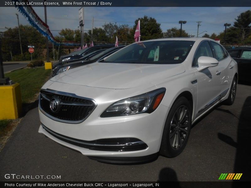 White Frost Tricoat / Ebony 2017 Buick LaCrosse Essence