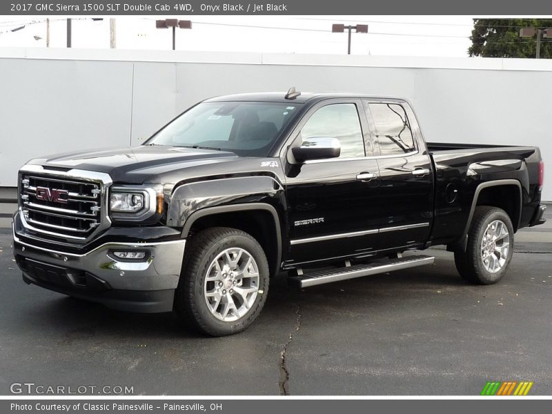 Front 3/4 View of 2017 Sierra 1500 SLT Double Cab 4WD