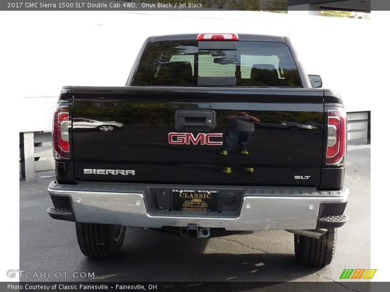 Onyx Black / Jet Black 2017 GMC Sierra 1500 SLT Double Cab 4WD