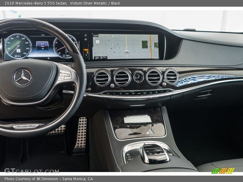 Iridium Silver Metallic / Black 2016 Mercedes-Benz S 550 Sedan