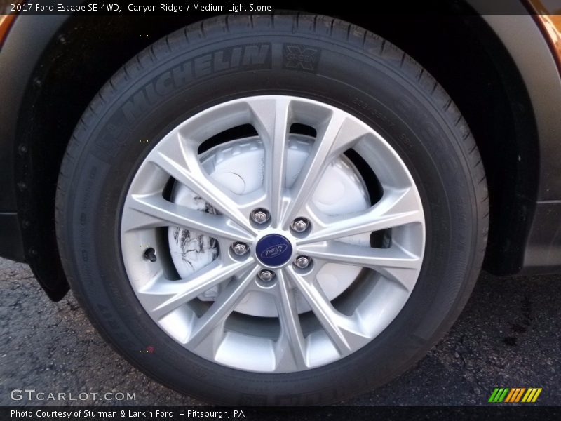 Canyon Ridge / Medium Light Stone 2017 Ford Escape SE 4WD