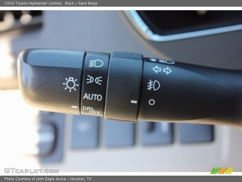 Black / Sand Beige 2009 Toyota Highlander Limited
