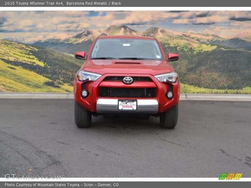 Barcelona Red Metallic / Black 2016 Toyota 4Runner Trail 4x4