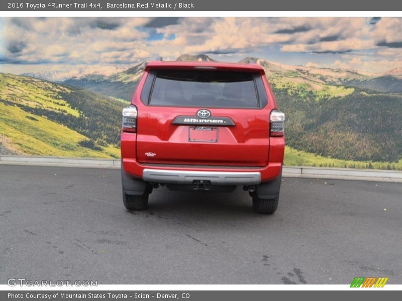 Barcelona Red Metallic / Black 2016 Toyota 4Runner Trail 4x4