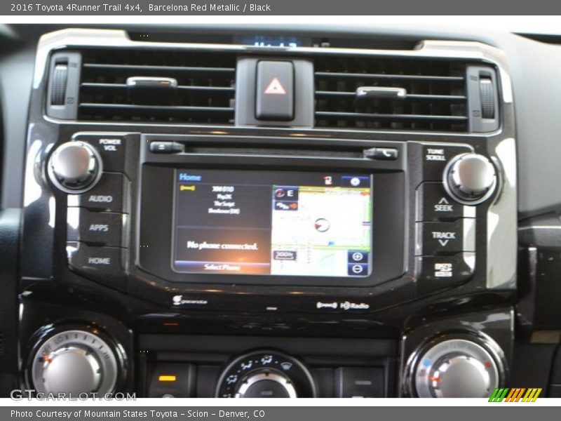 Barcelona Red Metallic / Black 2016 Toyota 4Runner Trail 4x4