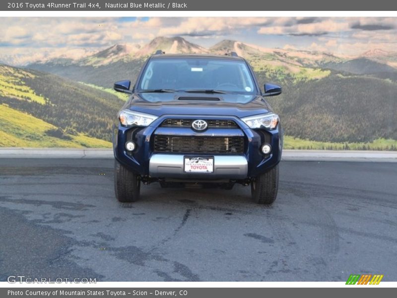 Nautical Blue Metallic / Black 2016 Toyota 4Runner Trail 4x4