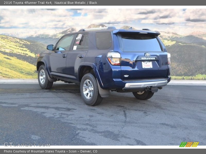 Nautical Blue Metallic / Black 2016 Toyota 4Runner Trail 4x4