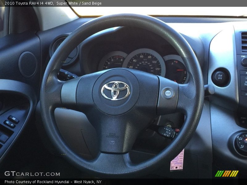 Super White / Sand Beige 2010 Toyota RAV4 I4 4WD