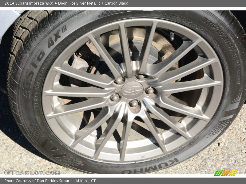 Ice Silver Metallic / Carbon Black 2014 Subaru Impreza WRX 4 Door