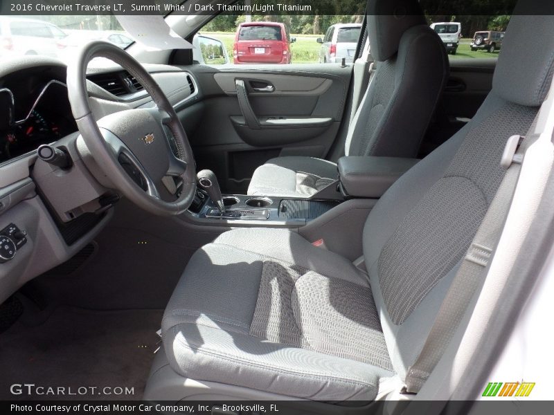 Summit White / Dark Titanium/Light Titanium 2016 Chevrolet Traverse LT