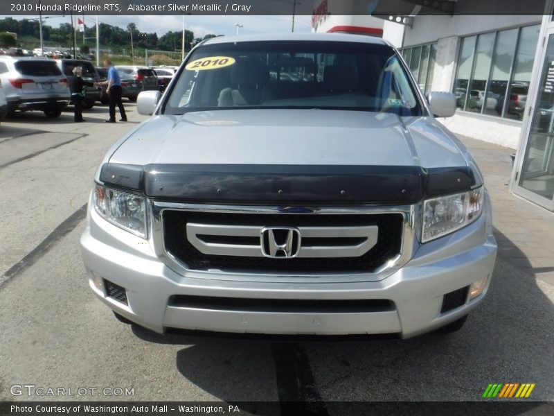 Alabaster Silver Metallic / Gray 2010 Honda Ridgeline RTS
