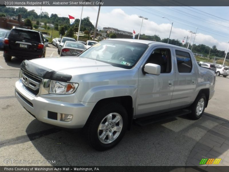 Alabaster Silver Metallic / Gray 2010 Honda Ridgeline RTS