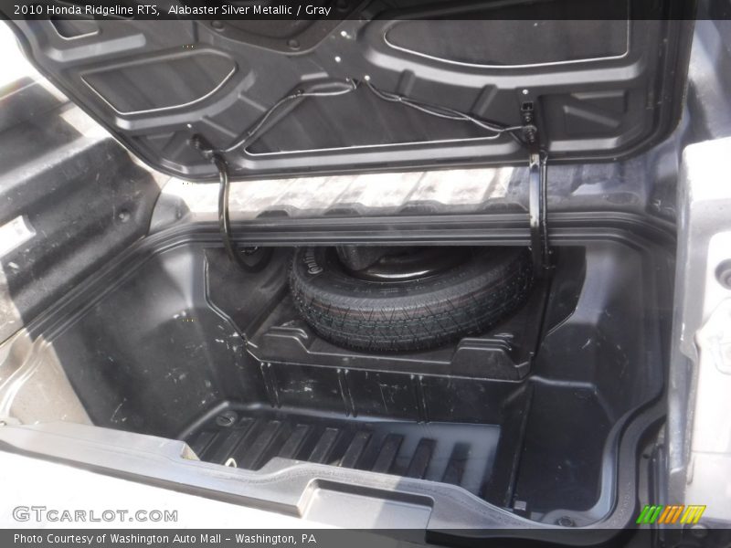 Alabaster Silver Metallic / Gray 2010 Honda Ridgeline RTS