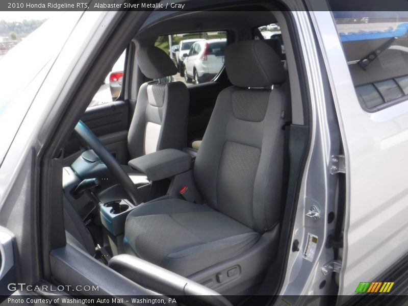 Alabaster Silver Metallic / Gray 2010 Honda Ridgeline RTS