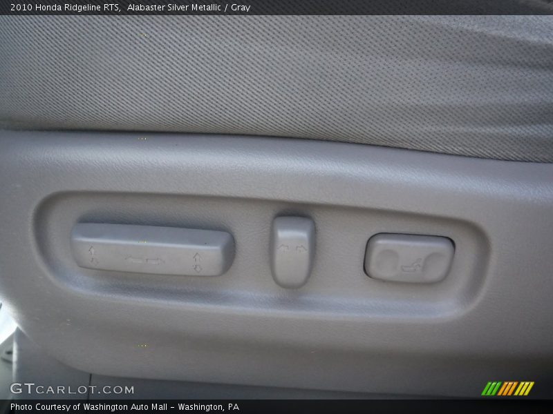 Alabaster Silver Metallic / Gray 2010 Honda Ridgeline RTS