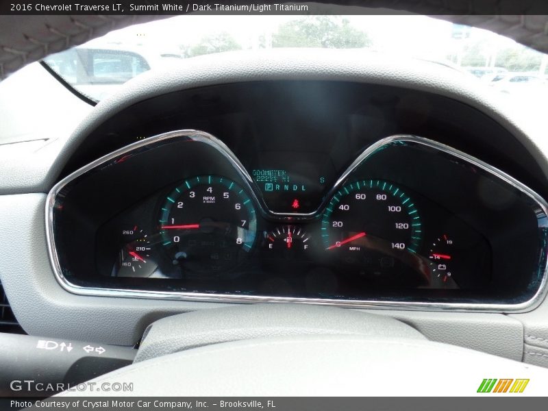 Summit White / Dark Titanium/Light Titanium 2016 Chevrolet Traverse LT