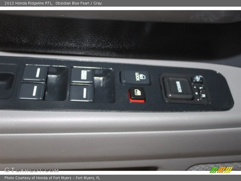 Obsidian Blue Pearl / Gray 2013 Honda Ridgeline RTL