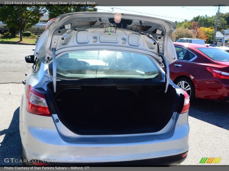 Ingot Silver / Charcoal Black 2014 Ford Focus S Sedan