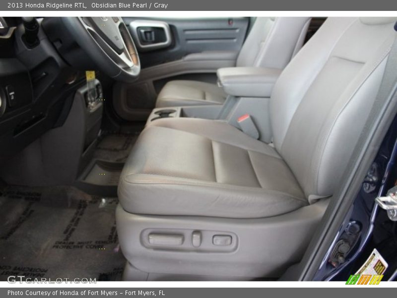 Obsidian Blue Pearl / Gray 2013 Honda Ridgeline RTL