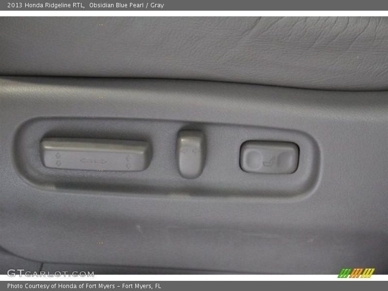 Obsidian Blue Pearl / Gray 2013 Honda Ridgeline RTL