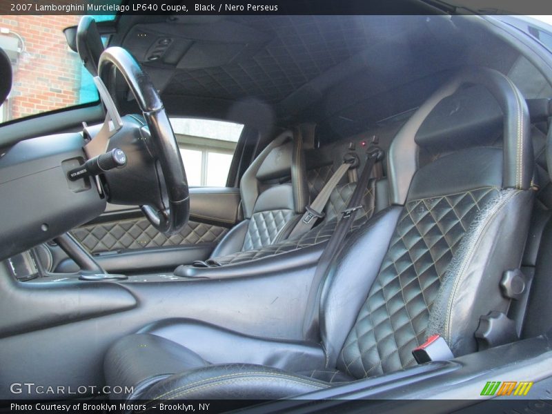Front Seat of 2007 Murcielago LP640 Coupe