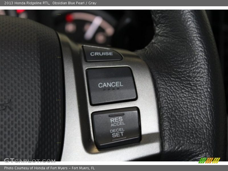 Obsidian Blue Pearl / Gray 2013 Honda Ridgeline RTL