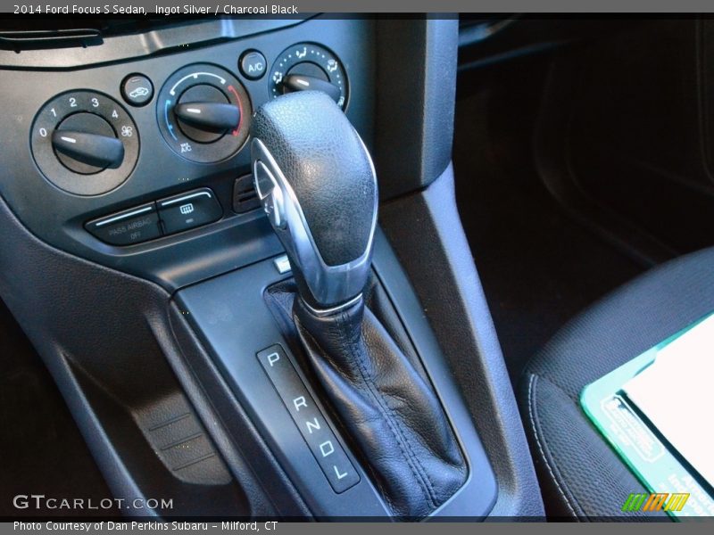 Ingot Silver / Charcoal Black 2014 Ford Focus S Sedan