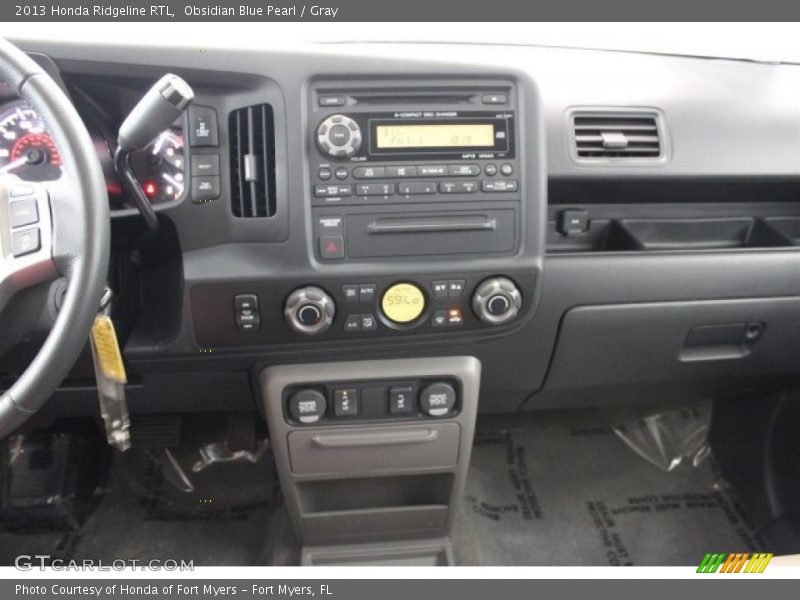 Obsidian Blue Pearl / Gray 2013 Honda Ridgeline RTL