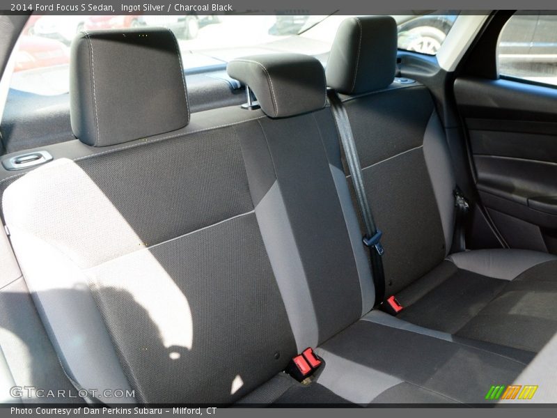 Ingot Silver / Charcoal Black 2014 Ford Focus S Sedan