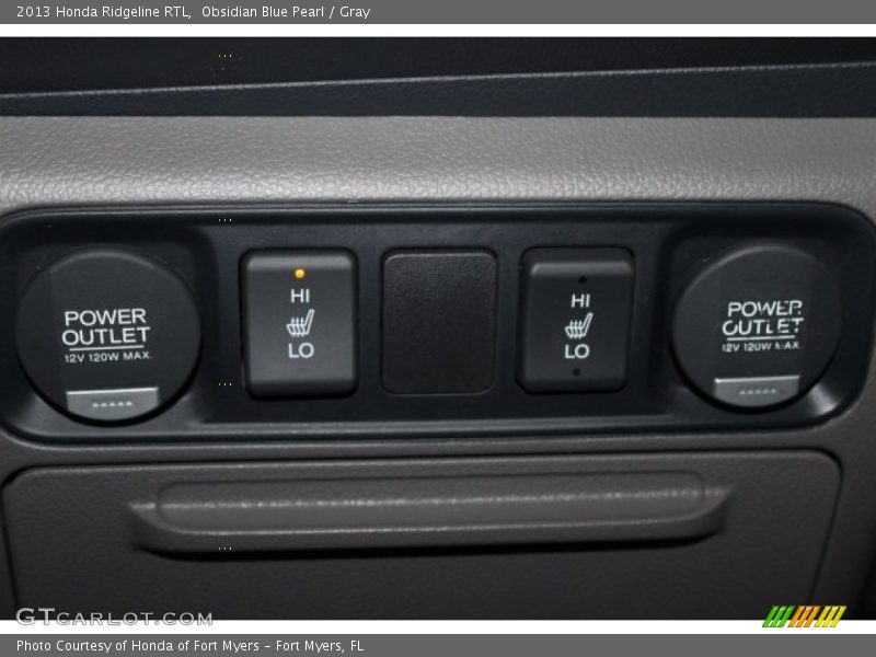 Obsidian Blue Pearl / Gray 2013 Honda Ridgeline RTL