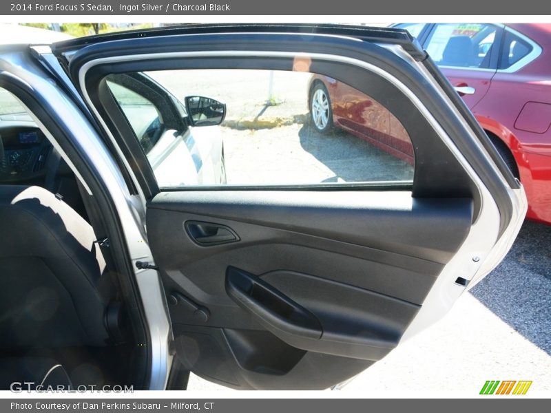 Ingot Silver / Charcoal Black 2014 Ford Focus S Sedan