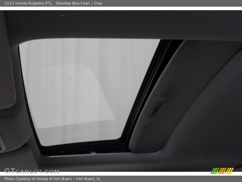 Obsidian Blue Pearl / Gray 2013 Honda Ridgeline RTL