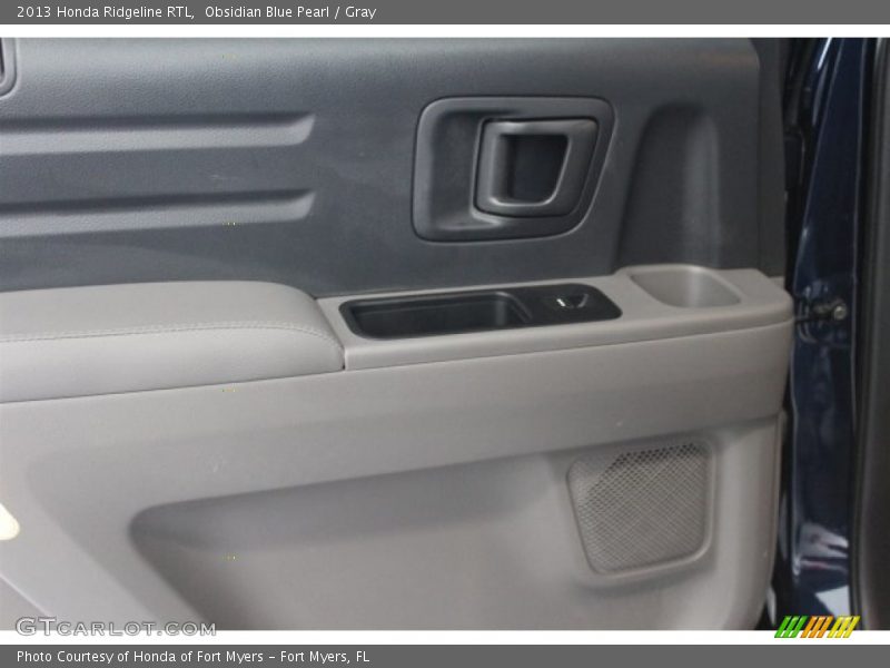 Obsidian Blue Pearl / Gray 2013 Honda Ridgeline RTL