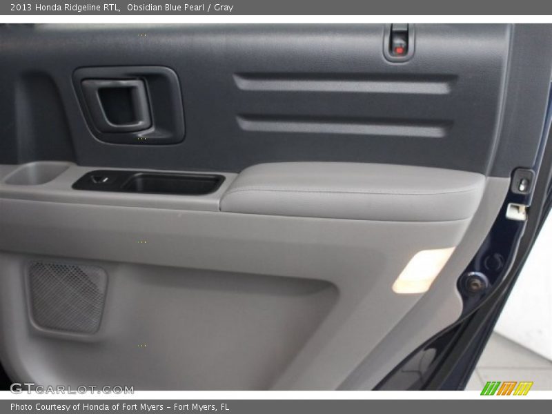 Obsidian Blue Pearl / Gray 2013 Honda Ridgeline RTL