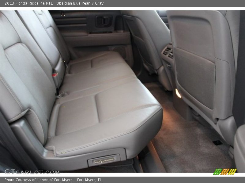 Obsidian Blue Pearl / Gray 2013 Honda Ridgeline RTL