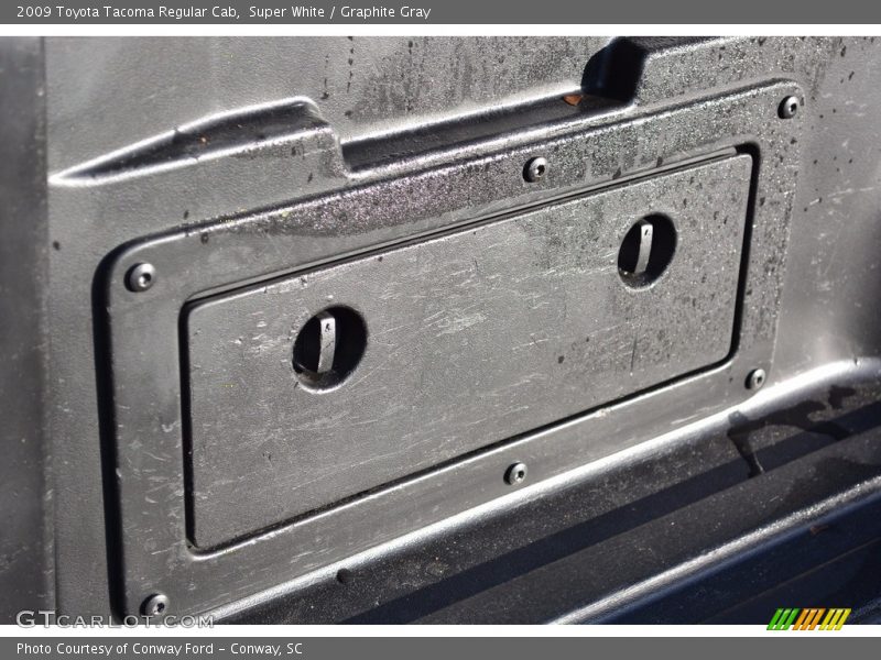 Super White / Graphite Gray 2009 Toyota Tacoma Regular Cab