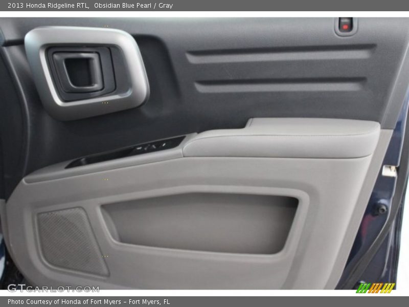 Obsidian Blue Pearl / Gray 2013 Honda Ridgeline RTL